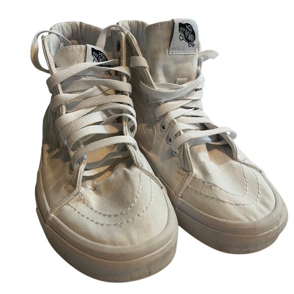 Vans Sk8 hi white size 9 - Picture 3 of 9